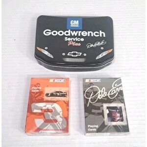 Goodwrench Dale Earnhardt Jr. NASCAR Premium Playing Cards 2005 Tin Case Poker